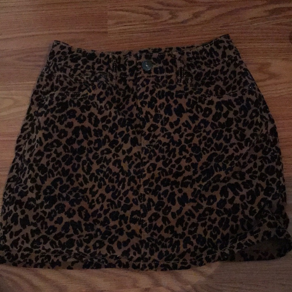 Cheetah Print Skirt